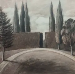 Peter Boggs, Labyrinth 5, 2002, Oil & Mixed Media on Paper