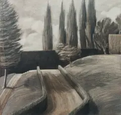 Peter Boggs, Labyrinth 4, 2002, Oil & Mixed Media on Paper