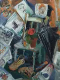 Margaret Coen, Souvenirs of Mr Smith, 1970s, Oil on Canvas on Board
