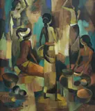 Han Snel, Bali, 1973, Oil on Canvas