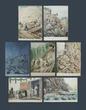 Isabella Hurst De Franca, (7), Seven watercolours, 6 of which are copies of illustrations from 'Journal of a Visit to Madeira and Portugal 1853-1854'