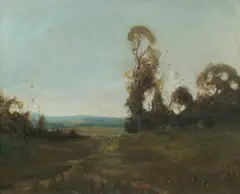 John Banks, A Decorative Landscape, Oil on Canvas
