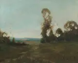 John Banks, A Decorative Landscape, Oil on Canvas