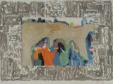John Peart, Untitled, 1983, Gouache, Ink & Collage