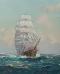 John Charles Allcot, Cutty Sark, W/Clr & Gouache