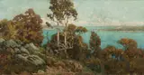Harold Septimus Power, Sydney Heads, Oil on Canvas
