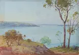 Theodore Grimanes, Harbour View, Gouache