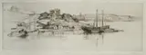 Sydney Long, Berry's Bay, Etching 10/60