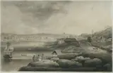 Edward Dayes, A View of Sydney Cove, New South Wales, 1804, Aquatint Engraving