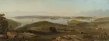 Edward Baker Boulton, Port Jackson from the North Shore, 1879, A lithograph of the original painting presented to Queen Victoria