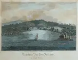 James Wallis, Vaucluse Bay, Port Jackson, Engraving by Walter Preston. Pub. R Ackermann's, London 1820