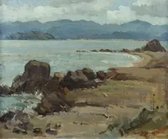 Ruth Browne, Seascape, Oil on Canvas on Board