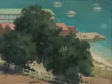 Rupert Woodman, Shady Trees, The Spit [Sydney, NSW], 1938, Oil on Canvas on Board