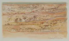 Landscape by Margot Hutcheson, Mixed Media on Textured Paper, offered May 2026