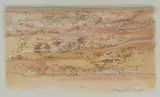 Margot Hutcheson, Landscape, Mixed Media on Textured Paper