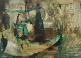 Lesley Pockley, Studio Still Life, c.1960s, Mixed Media on Board