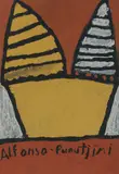 Alfonso Puautjimi, Untitled, Natural Ochre on Canvas