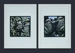David Preston, (2), Hand Coloured Linocut (2) 2/50