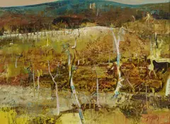 Reinis Zusters, Dray Summer, Oil on Canvas Board