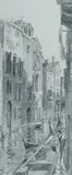 Tom Thompson, Canal near the Rialto, Venice, 1982, Pencil