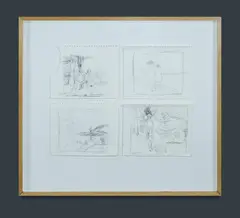 Paul Ryan, (4), Pencil on Spiral Sketch Paper (4)
