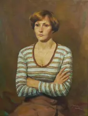 Joshua Smith, Julie Starr, 1976, Oil on Board