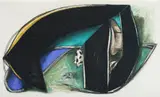 Fred Cress, Secrets 23, 1985, Pastel & Charcoal