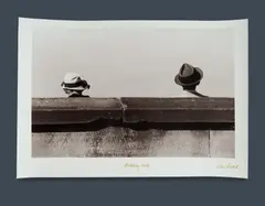Ian Lever, Elderly Hats, Selenium-Toned Silver Gelatin Photograph