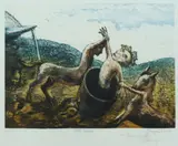Garry Shead, The Press, Colour Etching S/P IV/IV