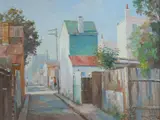 Ingo Otto Kuster, Adelaide Place - Surry Hills, 1981, Oil on Canvas Board