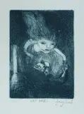 Garry Shead, Art Angel, 2000, Etching with Aquatint 8/50