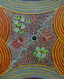 Ada Bird Petyarre, Untitled, 1999, Acrylic on Linen