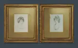 George Henry Harlow, (2), One dated 1811 (enhanced with pastel), the other with date partially obscured (Oct 18..?)