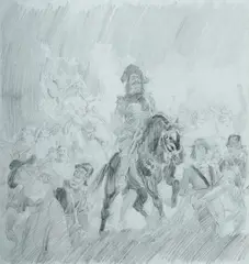Norman Lindsay, Girls and Glory, Pencil