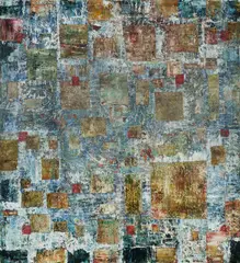 Matthew Johnson, Relic, 1990-91, Wax & Pigment on Linen