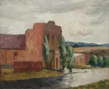Roland Wakelin, North Ryde [School of Arts], 1935, Oil on Board