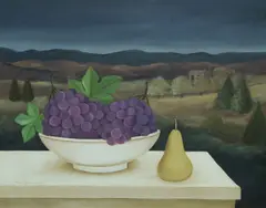 Frances Jones, Evening Still Life, Oil on Board