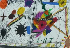 James Drinkwater, LHI (Lord Howe Island), 2019, Oil Crayon, Charcoal & Pencil