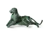 Dylan Lewis, Rising Leopard, 1996, Bronze