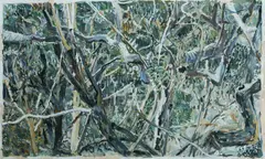 Tom Carment, Dense Undergrowth, c.1976, Gouache