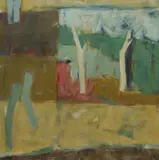 Jo Bertini, Portrait of the Yellow Box, 2004, Oil on Canvas