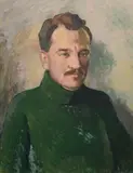 Roland Wakelin, Portrait of a Gentleman, Oil on Board
