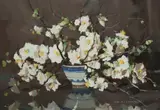 Alan Douglas Baker, Quince Blossom, Oil on Board