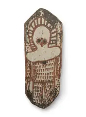 Ignatia Djanghara, Wandjina, Natural Earth Pigments on Bark