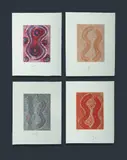 Paddy Sims Tjapaltjarri, (4), Etchings (4) 8/40