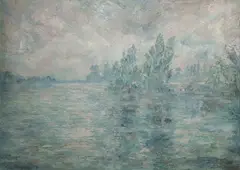 Jacques Kupfermann, Thames Near Marlow [England], 1979, Oil on Canvas