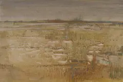 Clem Millward, Marsh, 1975, Oil on Board
