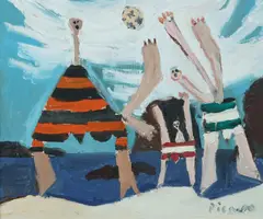 Paul Ryan, Homage to Picasso, Oil on Board