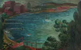 Amie Kingston, Elizabeth Bay, Sydney, Oil on Card