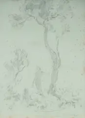 The Glade by Norman Lindsay, Pencil, sold Nov 2025